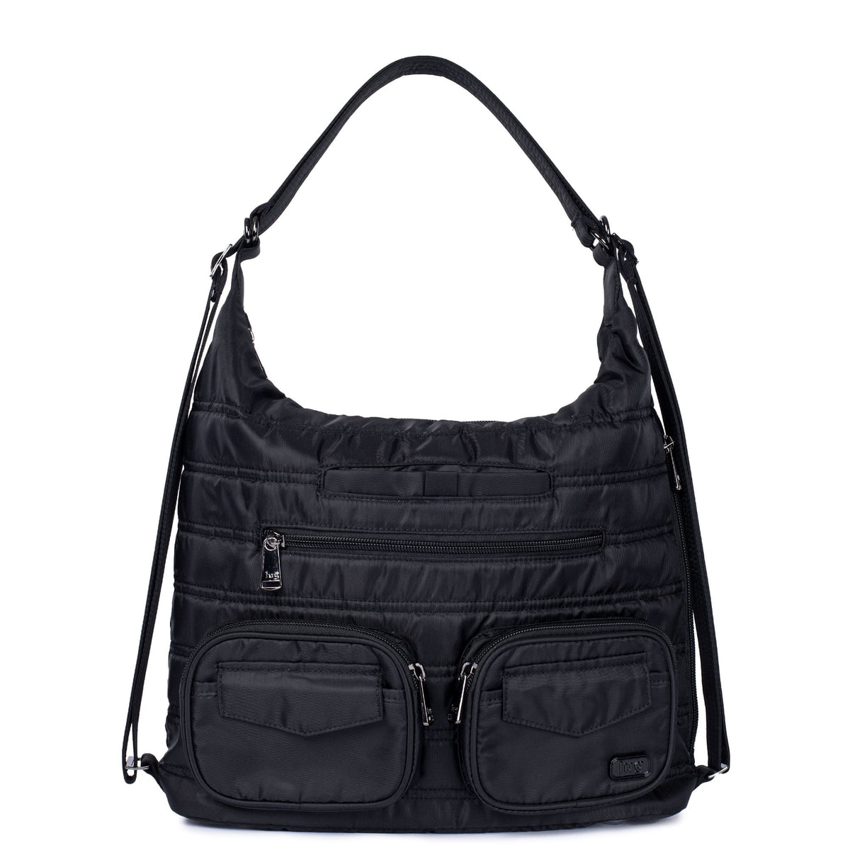 Zipliner Convertible Hobo Bag