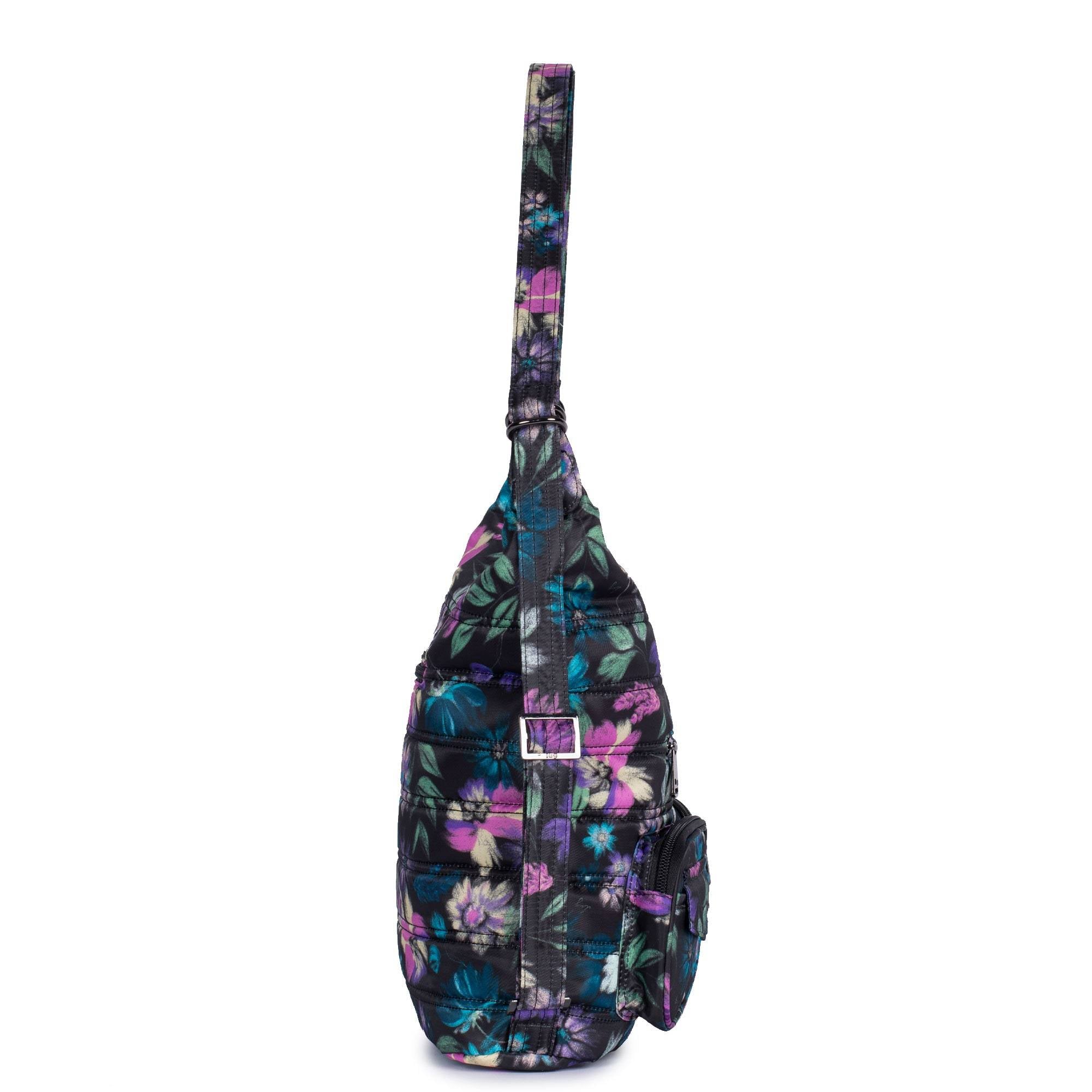 Zipliner Convertible Hobo Bag - BLOOM BLACK - Zipliner_BloomBlack_03_363d516f-407e-43cf-a598-dec5819b31df