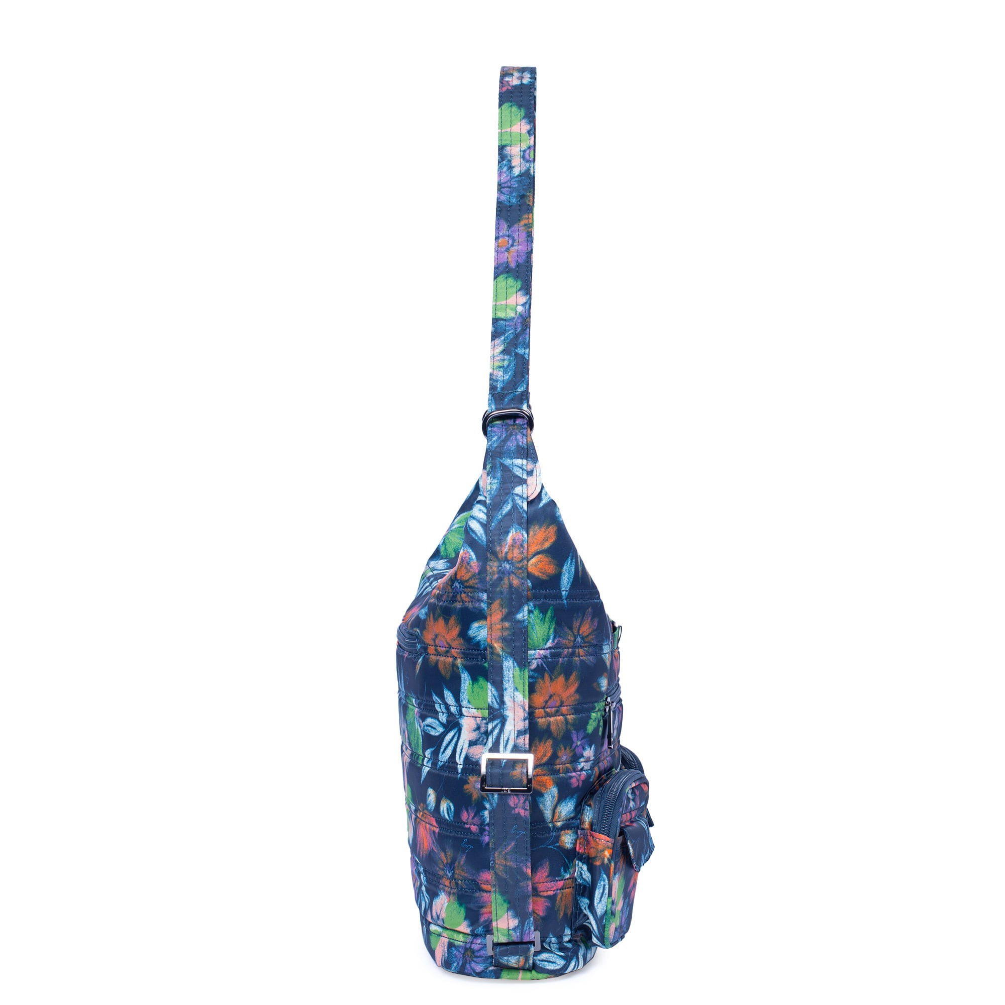Zipliner Convertible Hobo Bag - BLOOM NAVY - Zipliner_BloomNavy_03