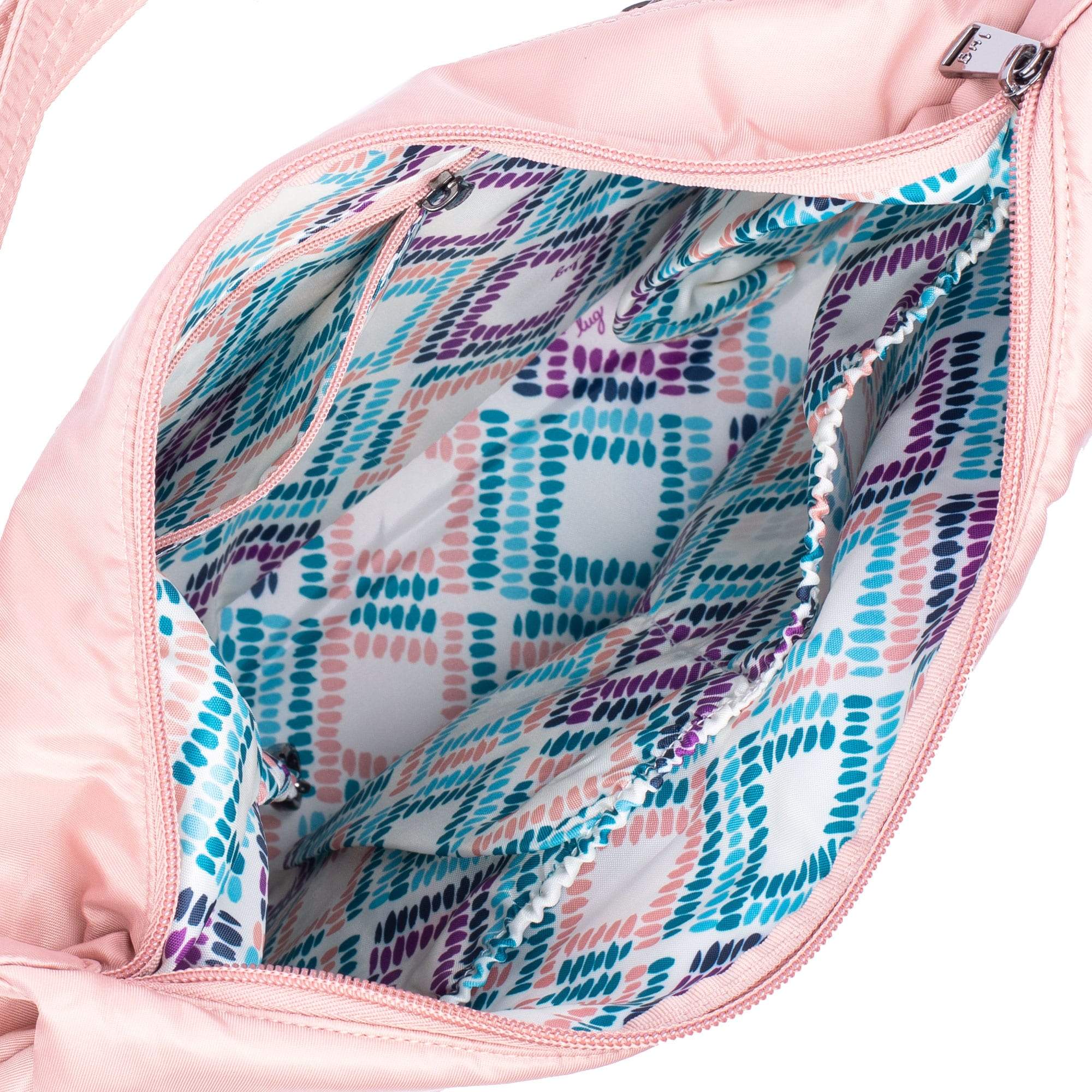 Zipliner Convertible Hobo Bag - BLOOM BLACK - Zipliner_BlushPink_05