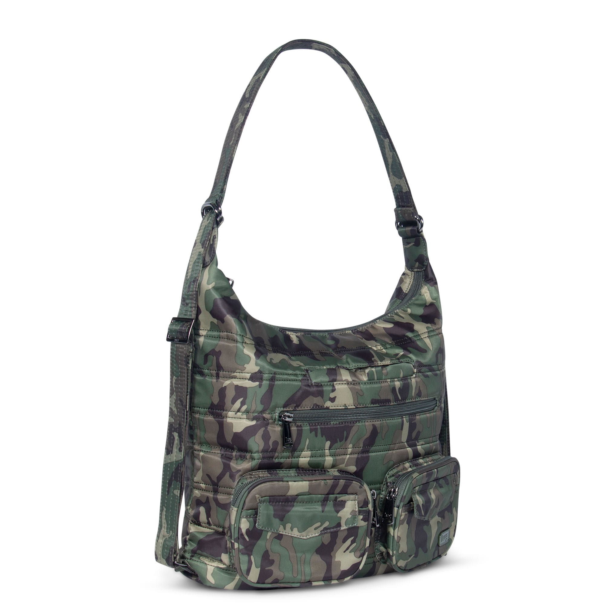 Zipliner Convertible Hobo Bag - CAMO GREEN - Zipliner_CamoGreen_02