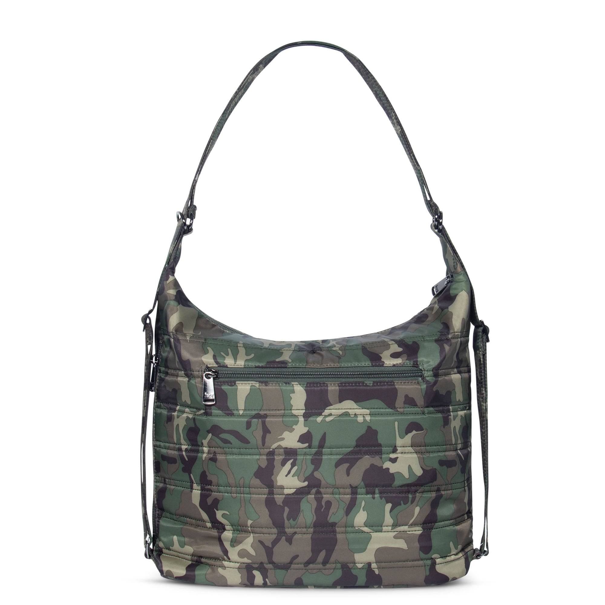 Zipliner Convertible Hobo Bag - CAMO GREEN - Zipliner_CamoGreen_04