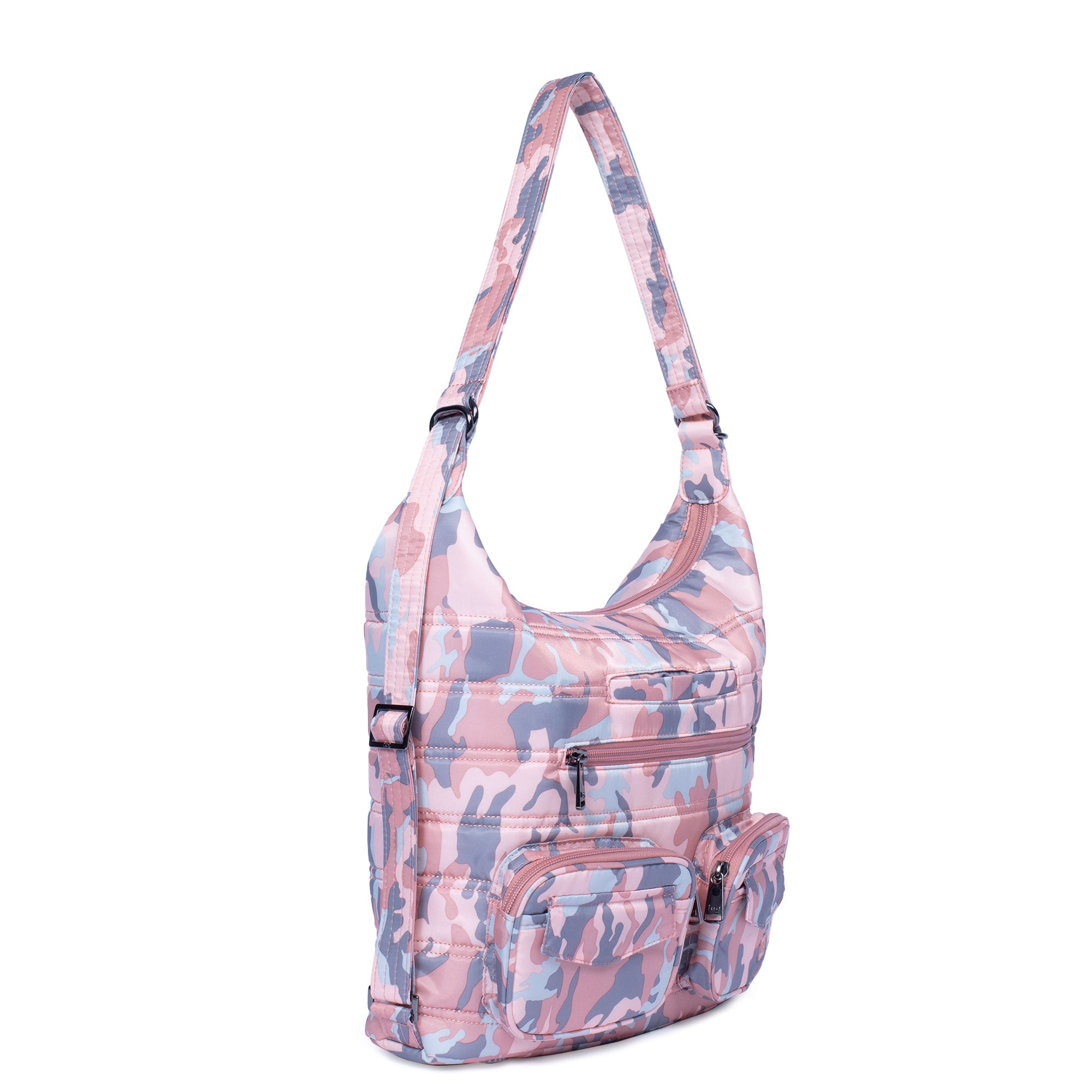Zipliner Convertible Hobo Bag - CAMO ROSE - Zipliner_CamoRose_02