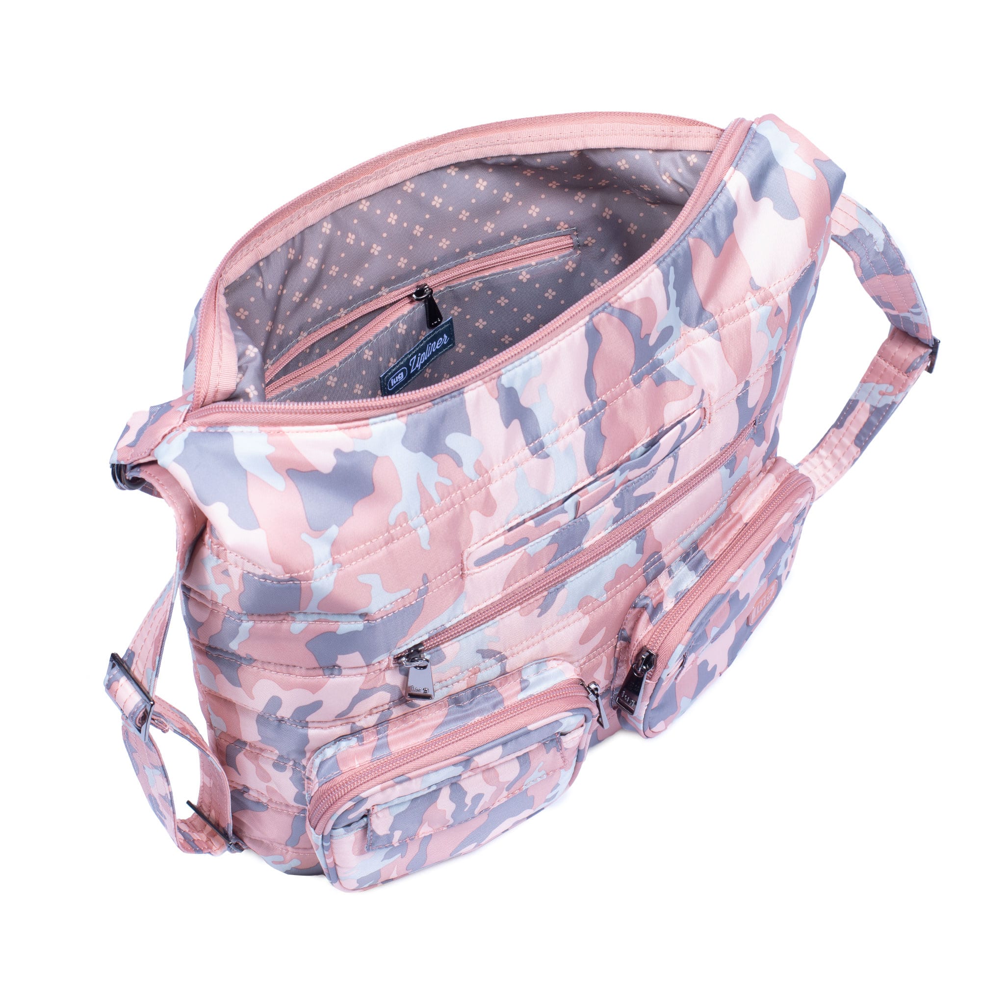 Zipliner Convertible Hobo Bag - CAMO ROSE - Zipliner_CamoRose_05