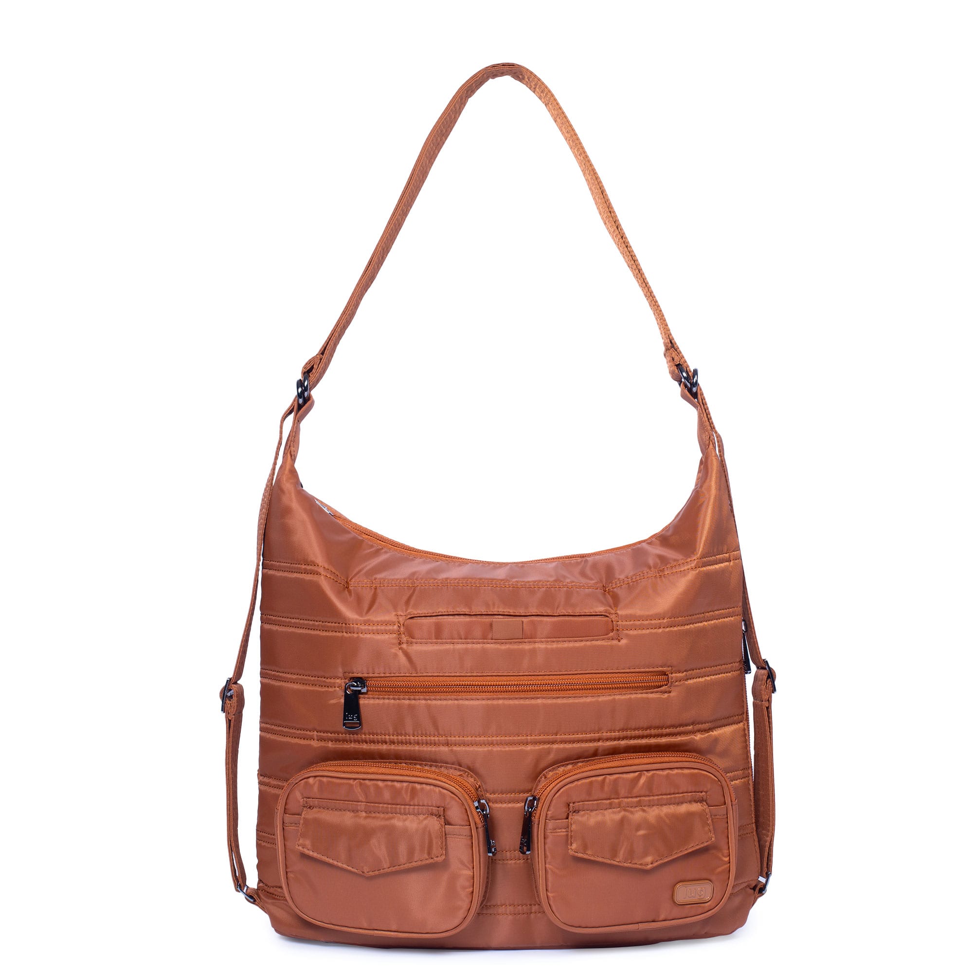Zipliner Convertible Hobo Bag - COPPER BROWN - Zipliner_CopperBrown_01