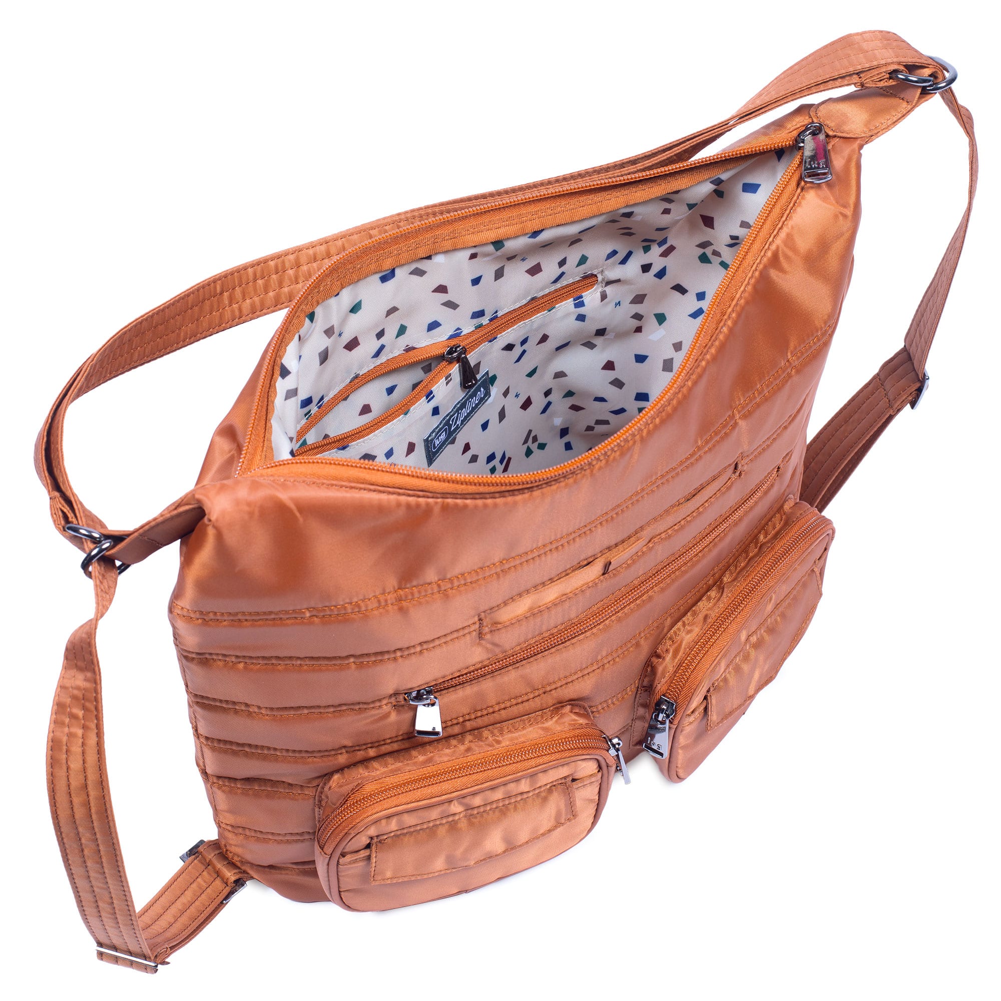 Zipliner Convertible Hobo Bag - COPPER BROWN - Zipliner_CopperBrown_05