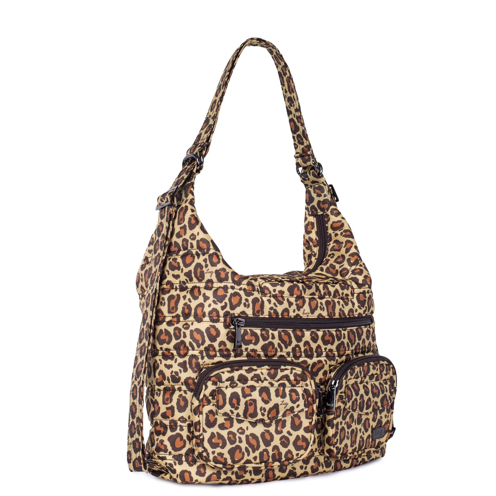 Zipliner Convertible Hobo Bag - LEOPARD BROWN - Zipliner_LeopardBrown_02