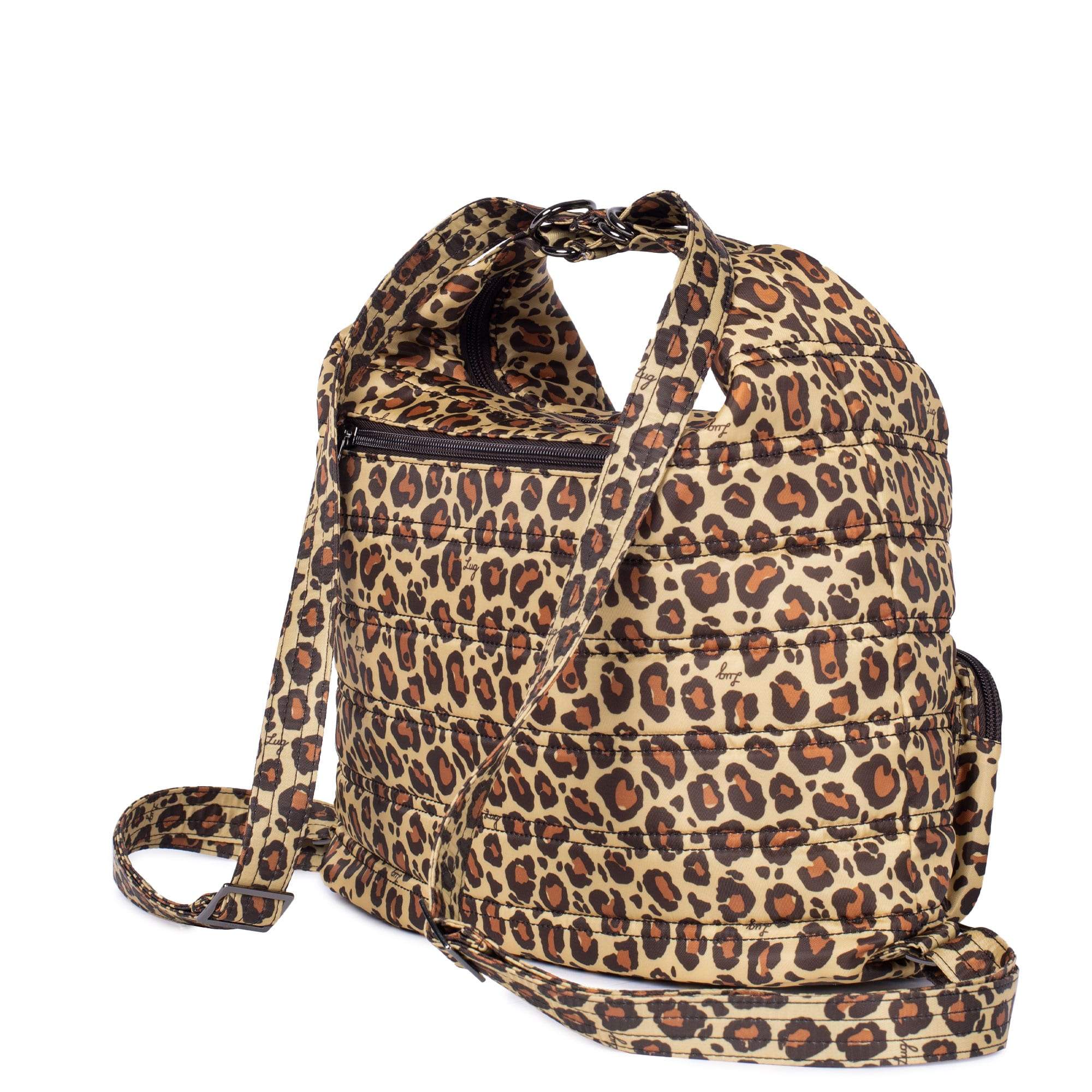 Zipliner Convertible Hobo Bag - LEOPARD BROWN - Zipliner_LeopardBrown_04a