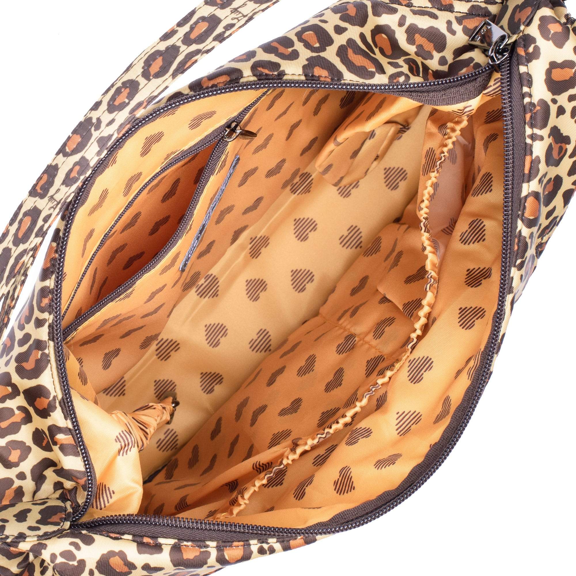 Zipliner Convertible Hobo Bag - LEOPARD BROWN - Zipliner_LeopardBrown_05