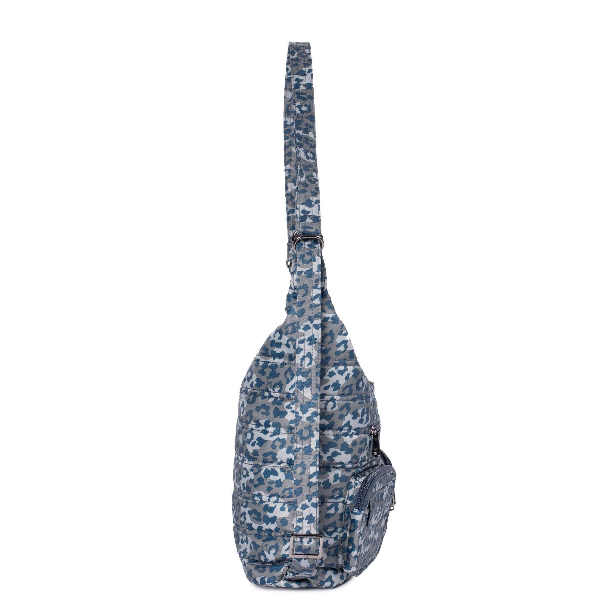 Zipliner Convertible Hobo Bag - LEOPARD NAVY - Zipliner_LeopardNavy_03