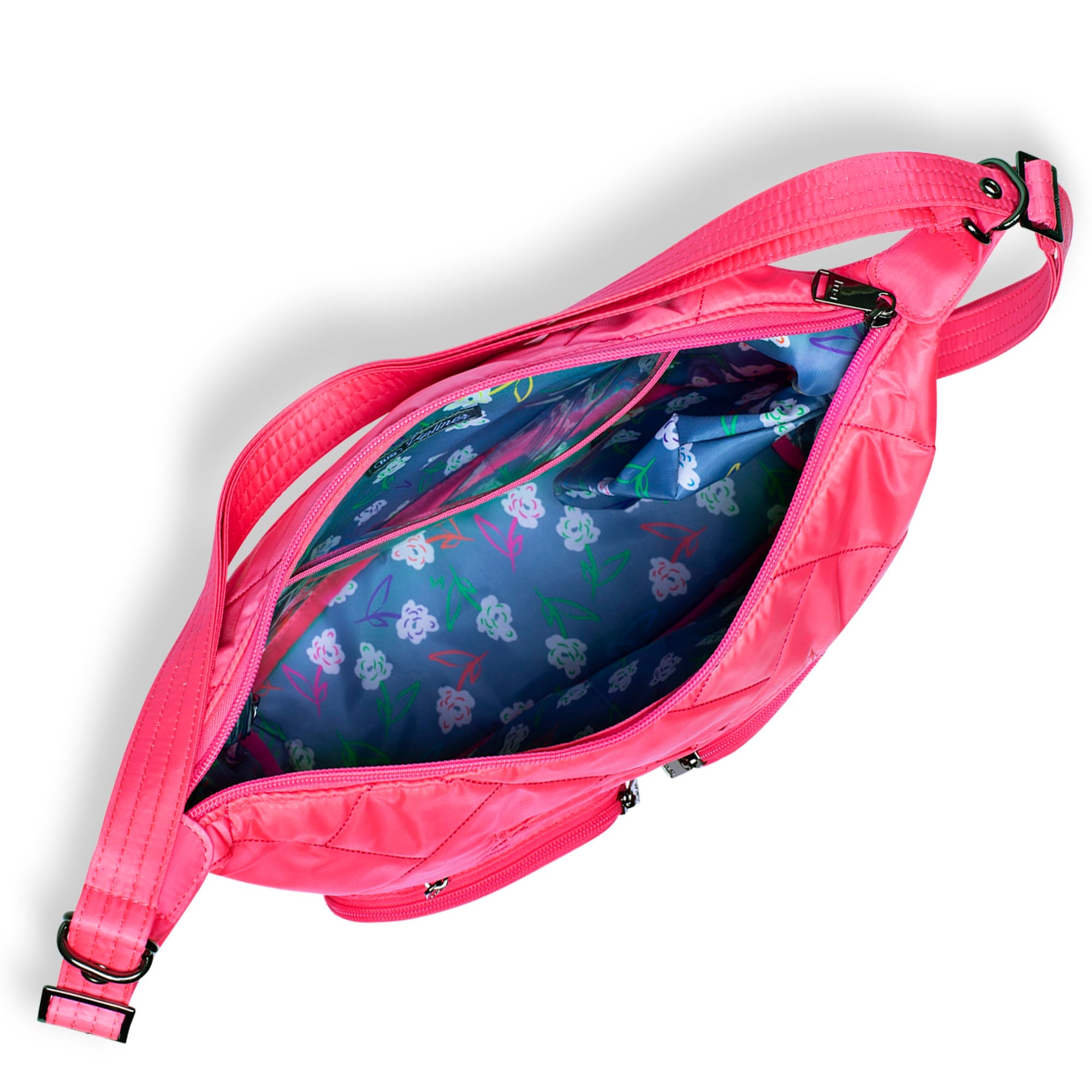 Zipliner 2 Convertible Hobo Bag - MAGENTA - Zipliner_Magenta_05