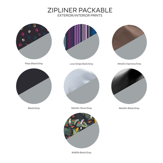 Zipliner Packable Convertible Hobo Bag - - Zipliner_Packable_Swatches