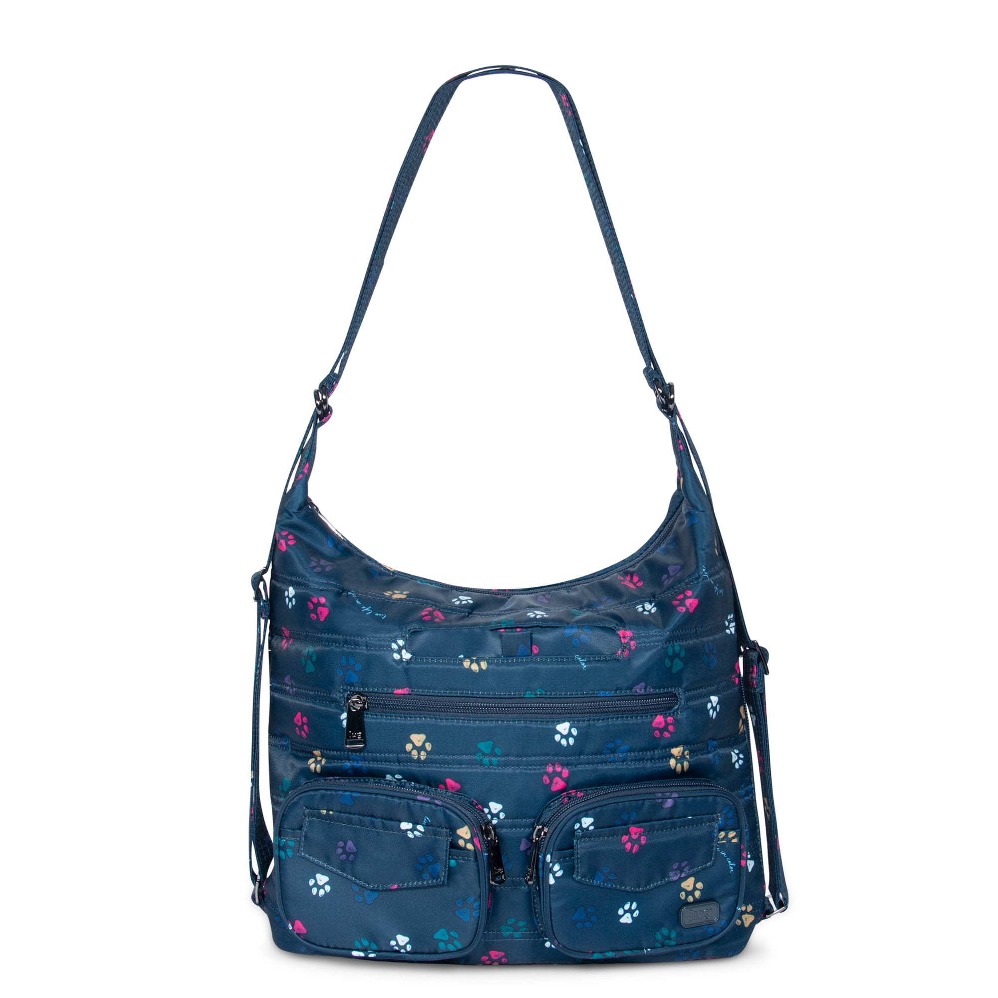 Zipliner Convertible Hobo Bag - PAWS NAVY - Zipliner_PawsNavy_01