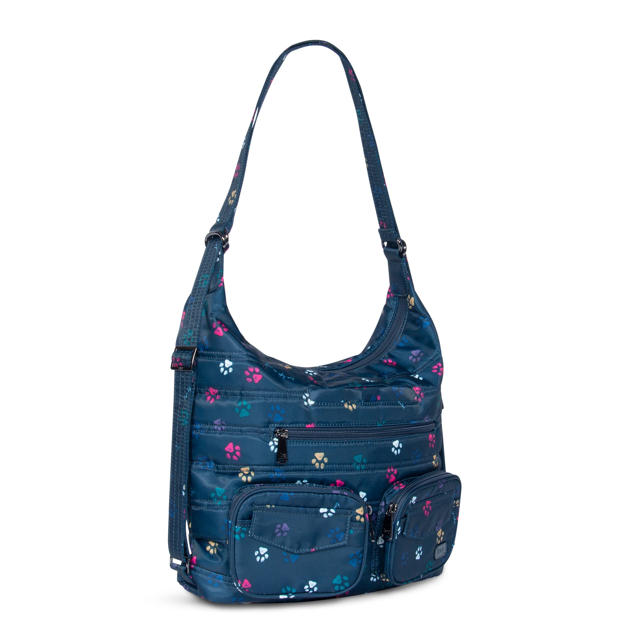 Zipliner Convertible Hobo Bag - PAWS NAVY - Zipliner_PawsNavy_02