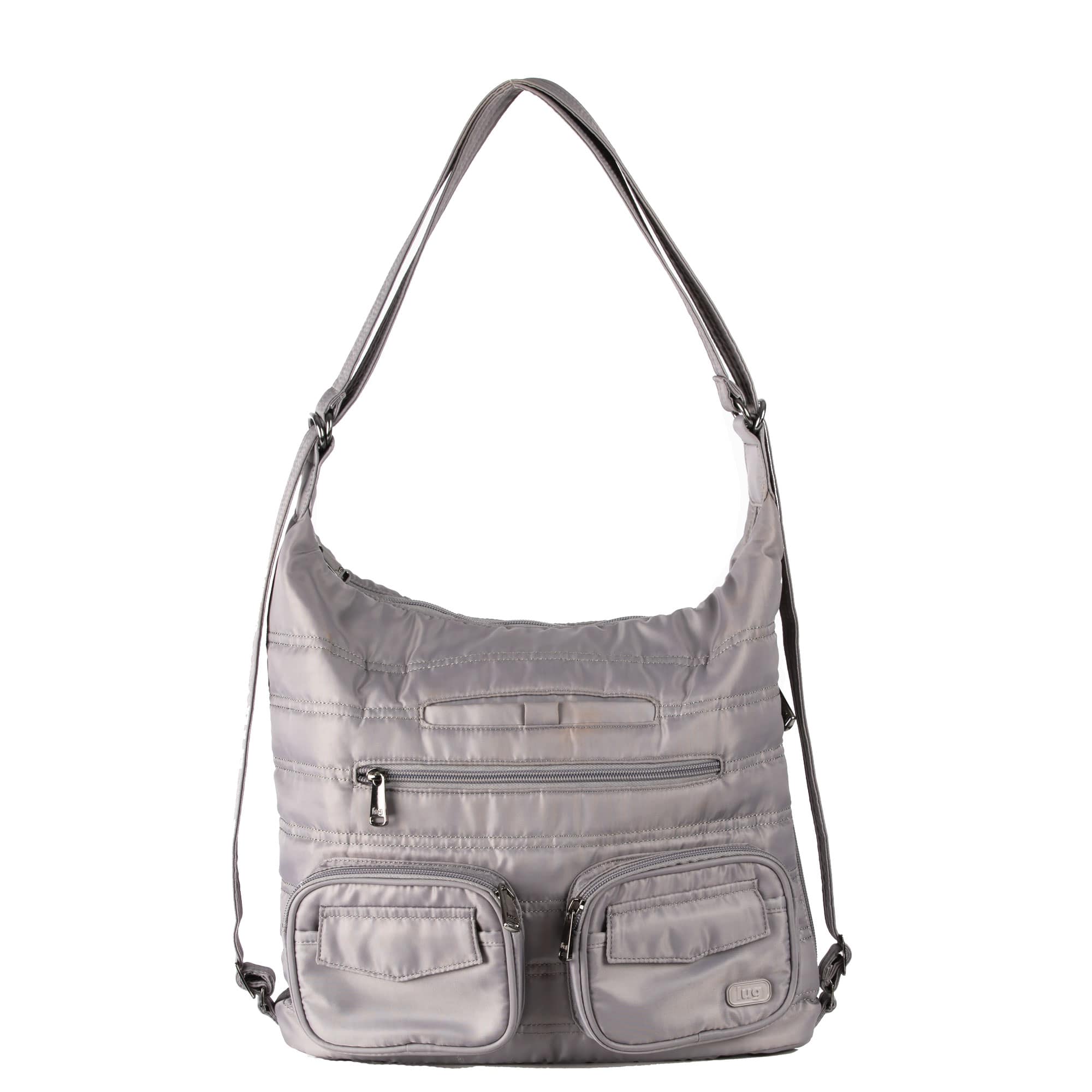 Zipliner Convertible Hobo Bag - PEARL GREY - Zipliner_PearlGrey_01