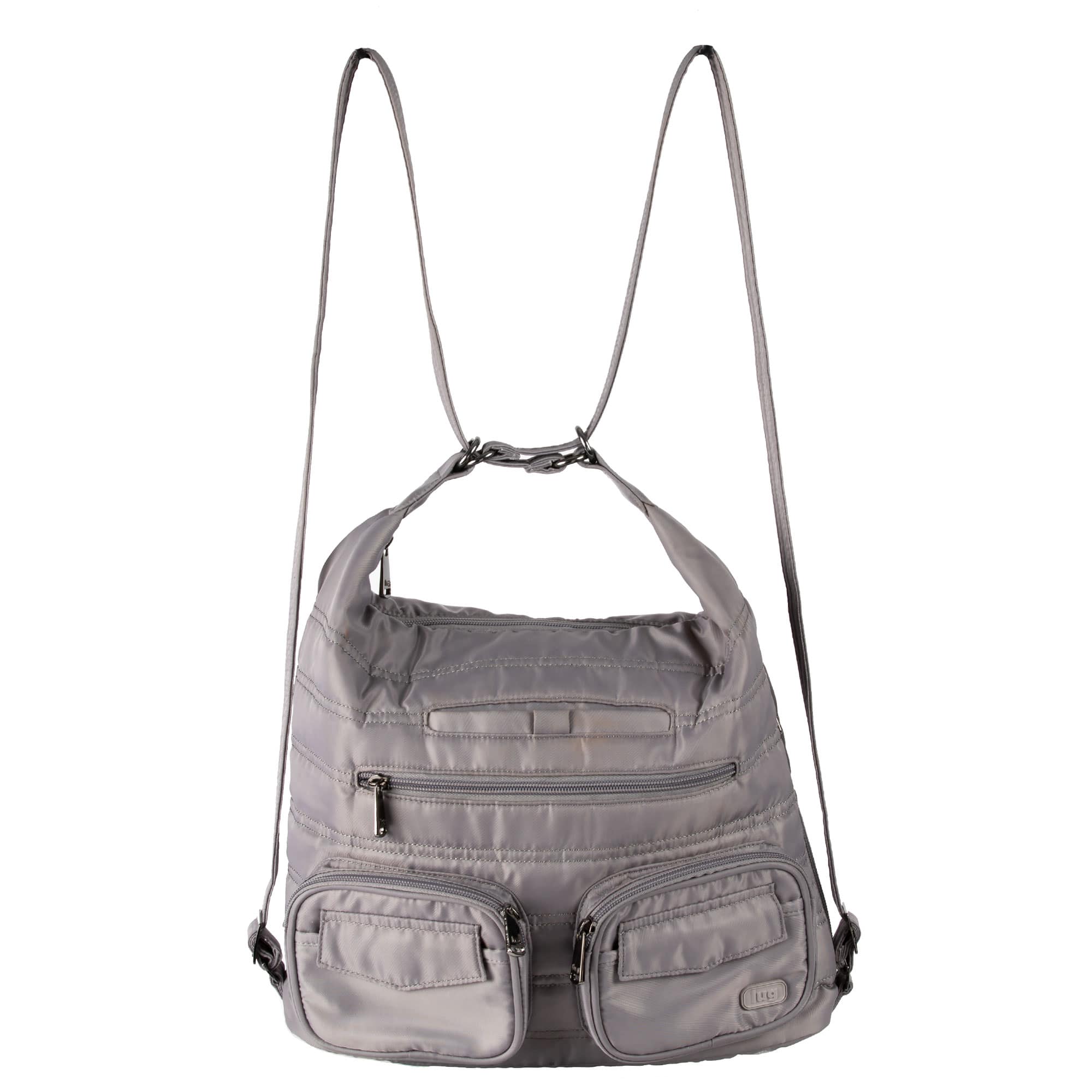 Zipliner Convertible Hobo Bag - PEARL GREY - Zipliner_PearlGrey_01a