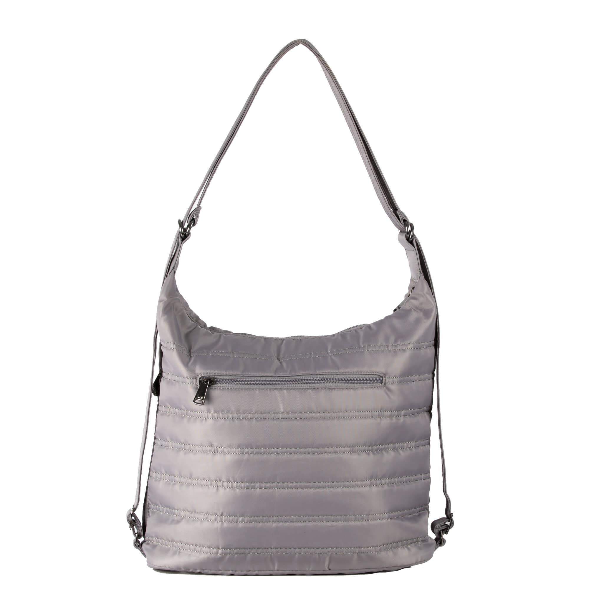 Zipliner Convertible Hobo Bag - PEARL GREY - Zipliner_PearlGrey_04jpg