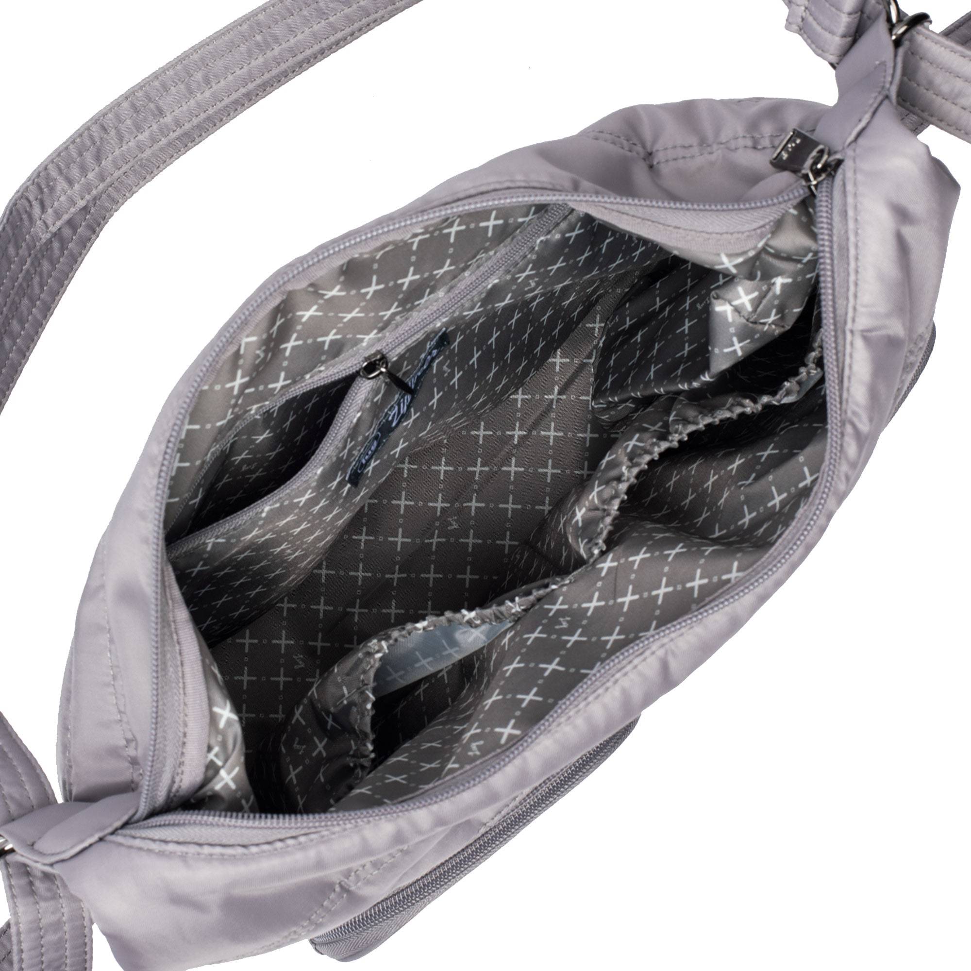 Zipliner Convertible Hobo Bag - PEARL GREY - Zipliner_PearlGrey_05_64f1baba-c1a1-4811-9a92-ea7f58ee3251