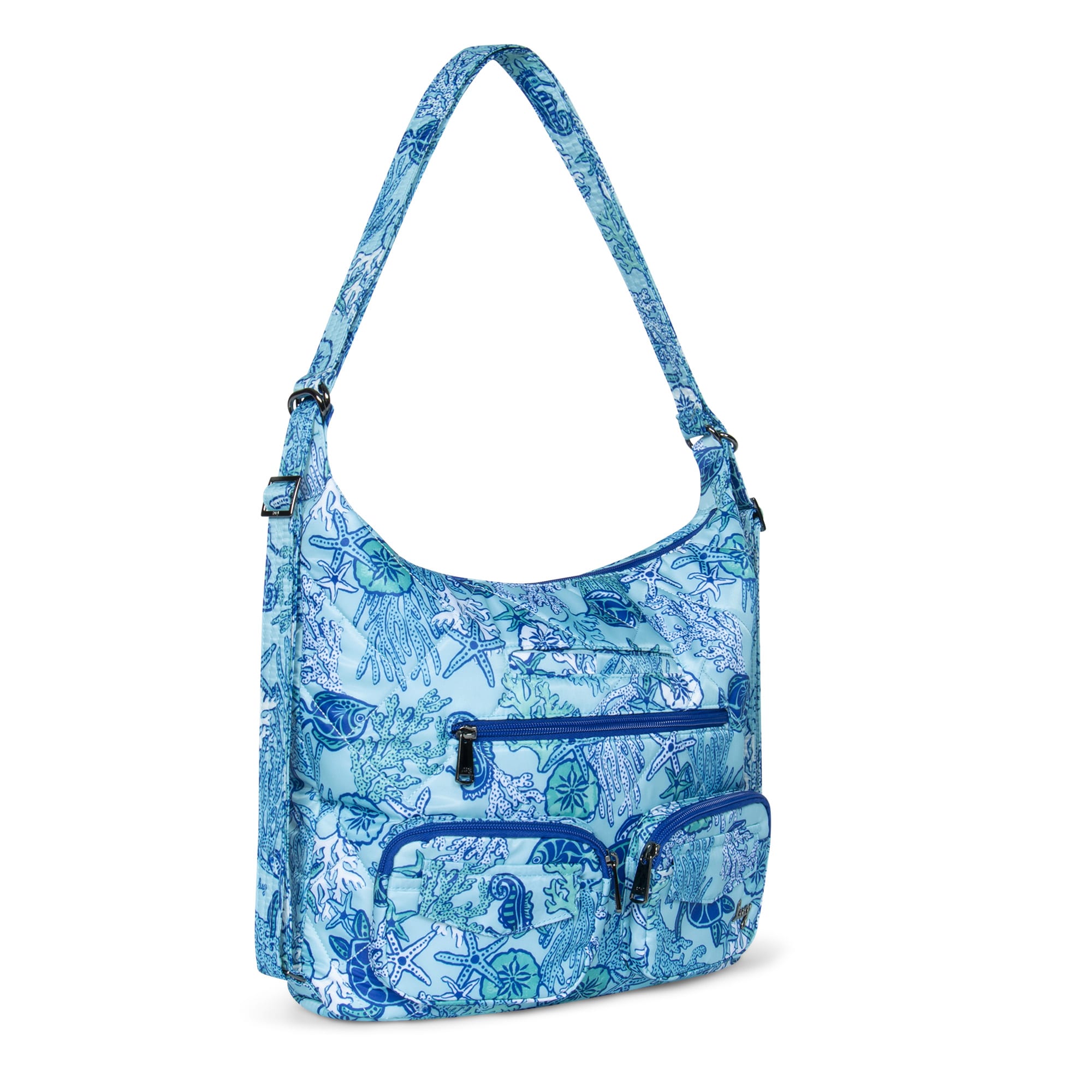 Zipliner 2 Convertible Hobo Bag - SEALIFE BLUE - Zipliner_SeaLife_Navy_02