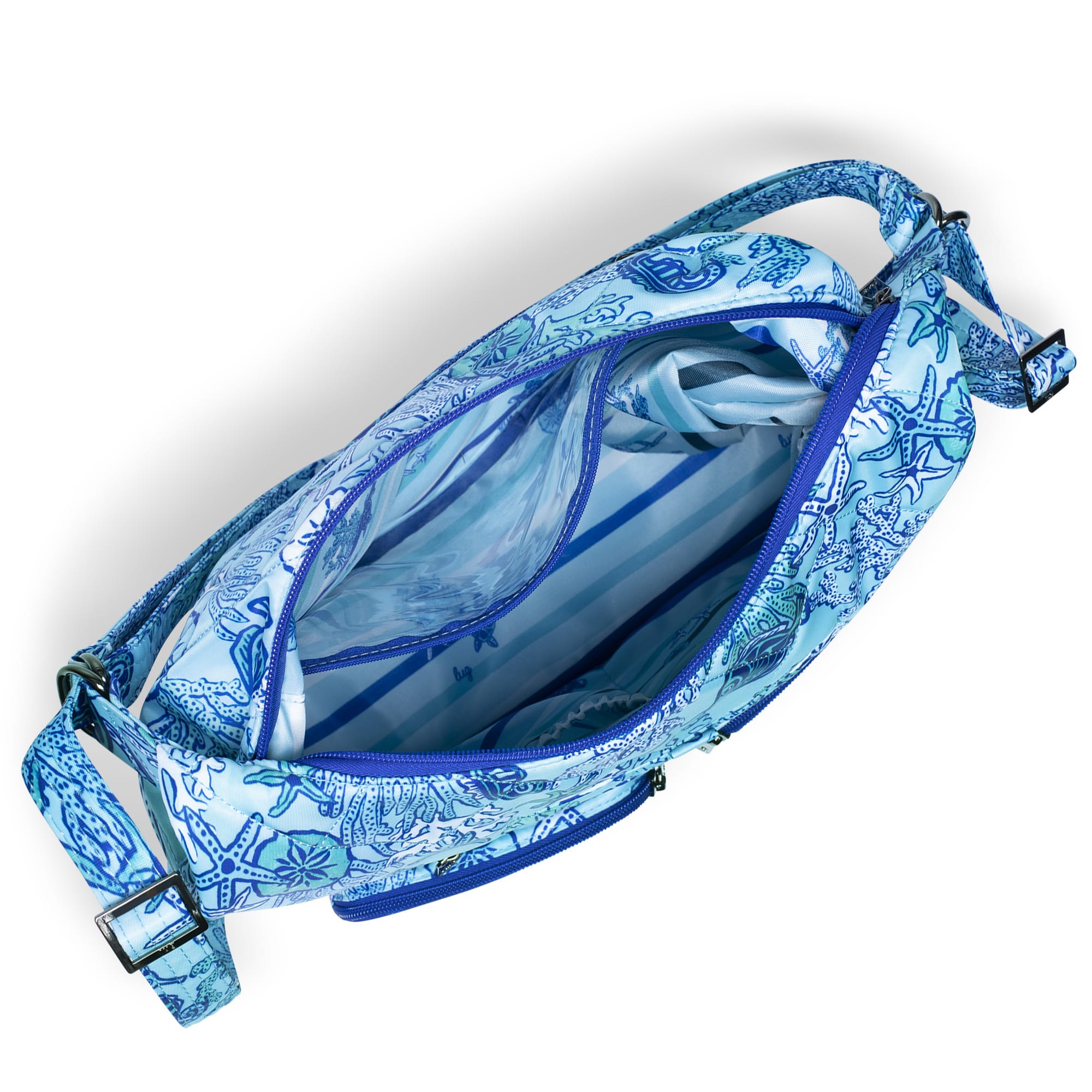 Zipliner 2 Convertible Hobo Bag - SEALIFE BLUE - Zipliner_SeaLife_Navy_05