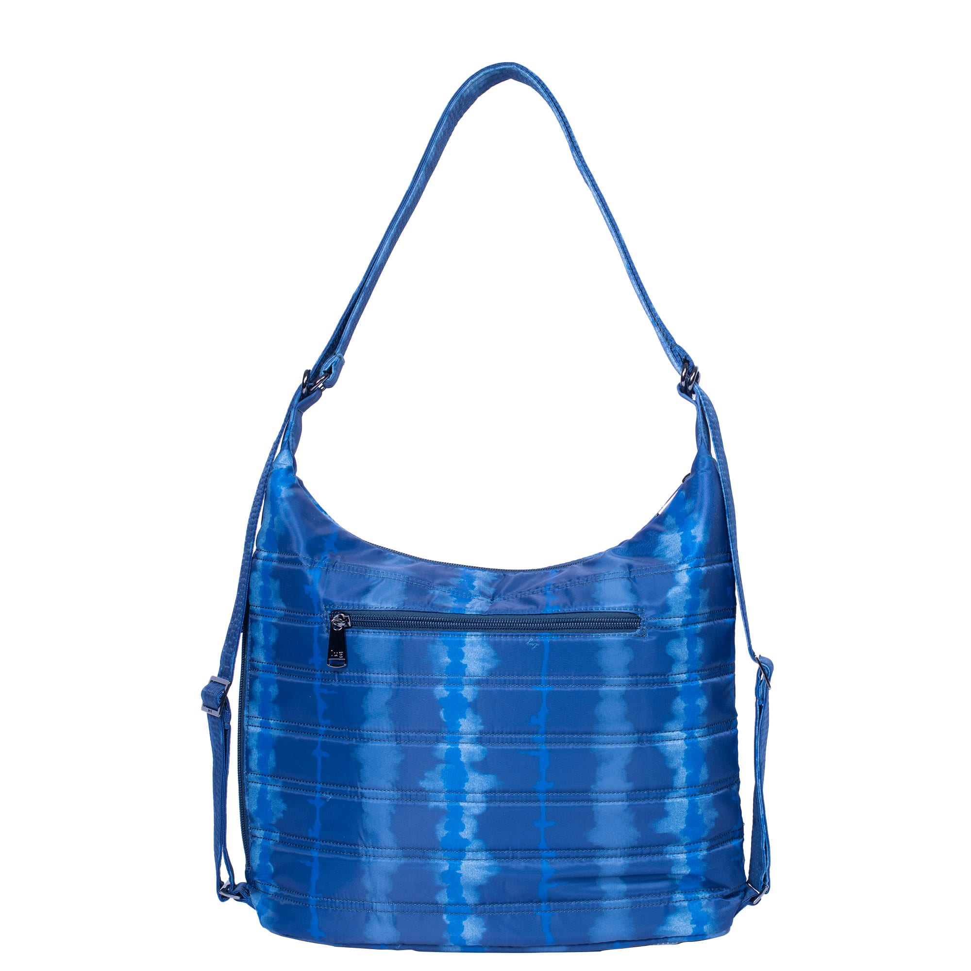 Zipliner Convertible Hobo Bag - SHIBORI BLUE - Zipliner_ShiboriBlue_04