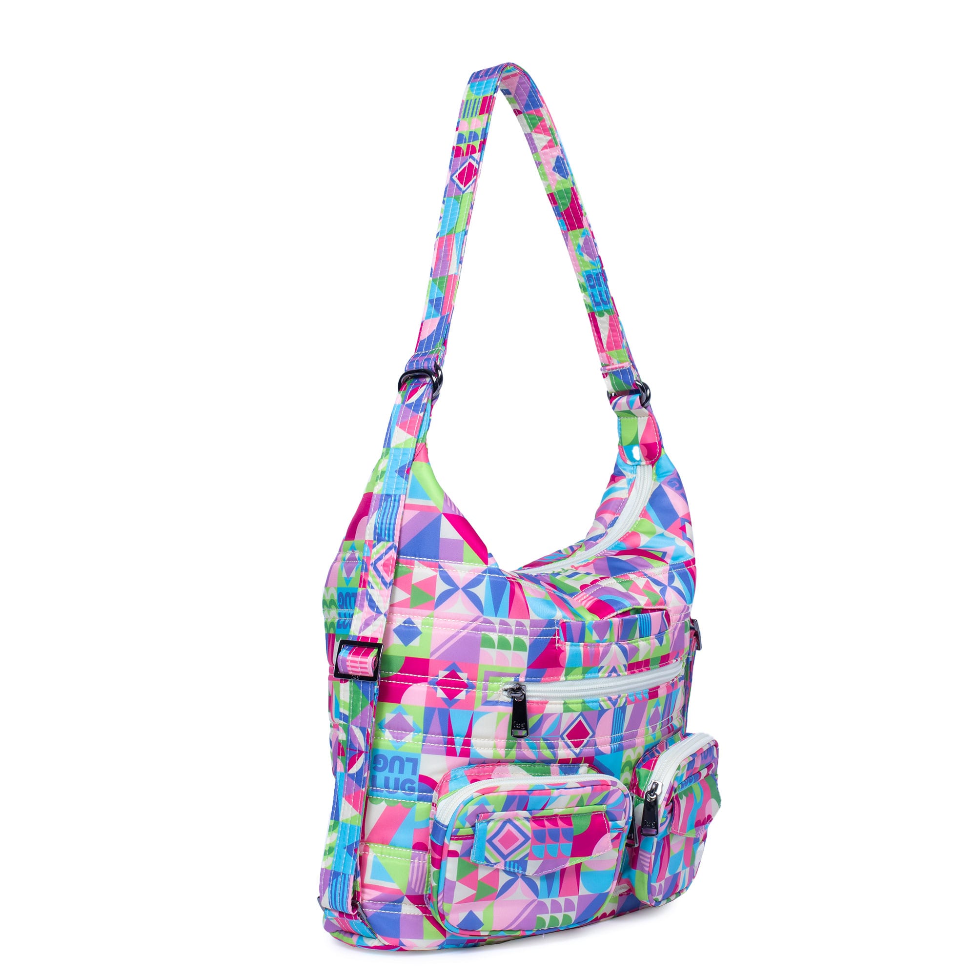 Zipliner Convertible Hobo Bag - SMALL WORLD MULTI - Zipliner_SmallWorldMulti_02