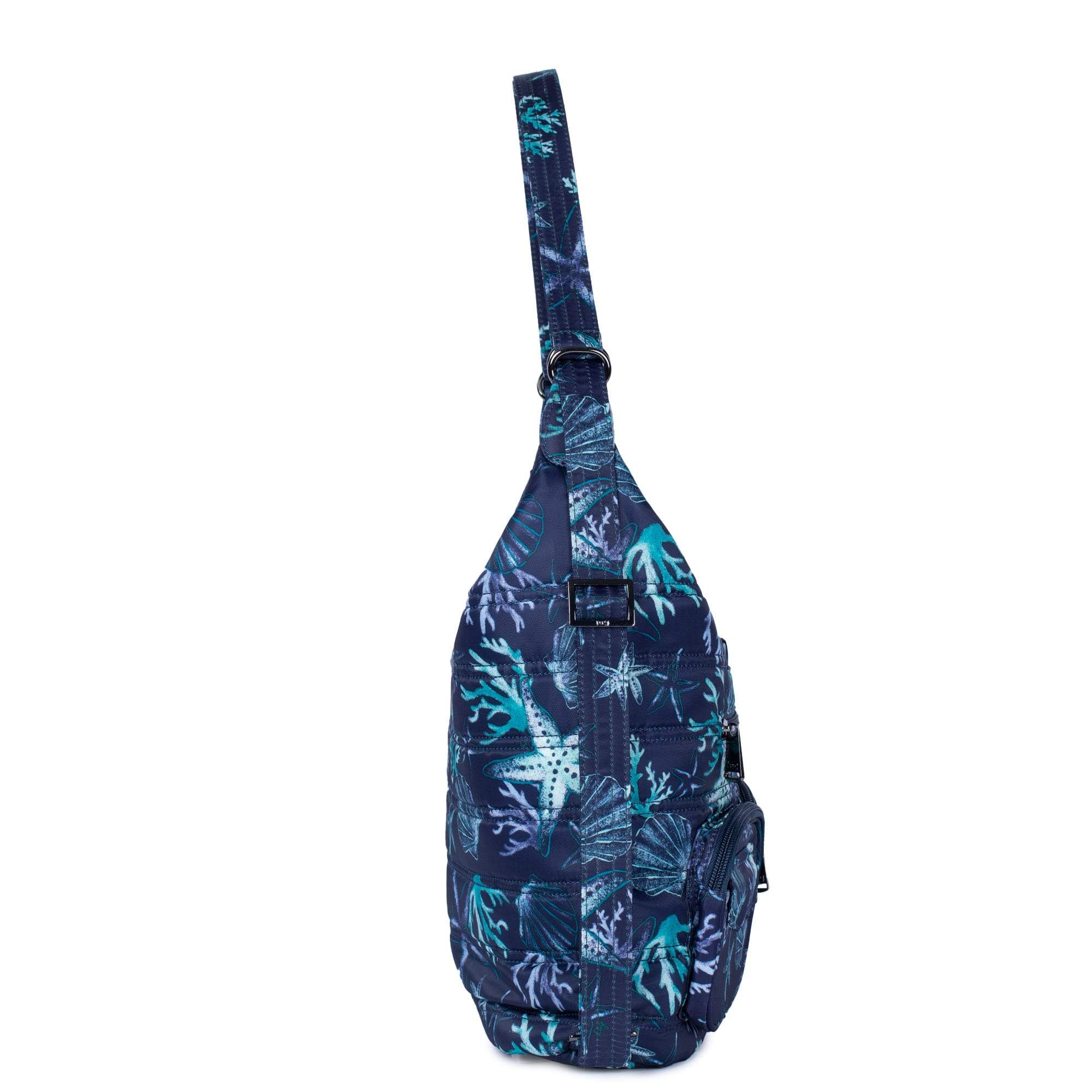 Zipliner Convertible Hobo Bag - STARS AND SHELLS NAVY - Zipliner_StarsandShellsNavy_03_e0df8fbd-00df-4ff4-bb52-0edffc2271cc