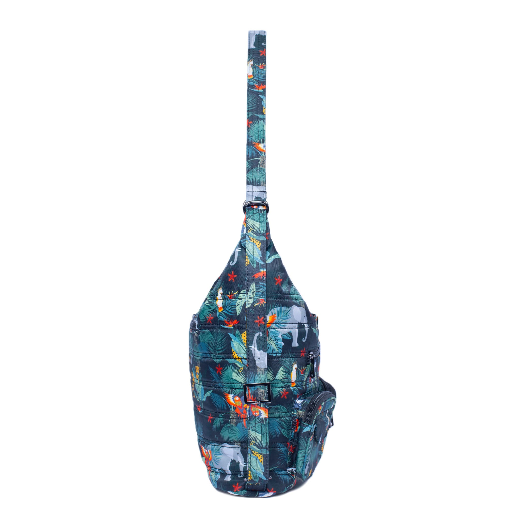 Zipliner Convertible Hobo Bag - WILDLIFE BLACK - Zipliner_WildlifeBlack_03