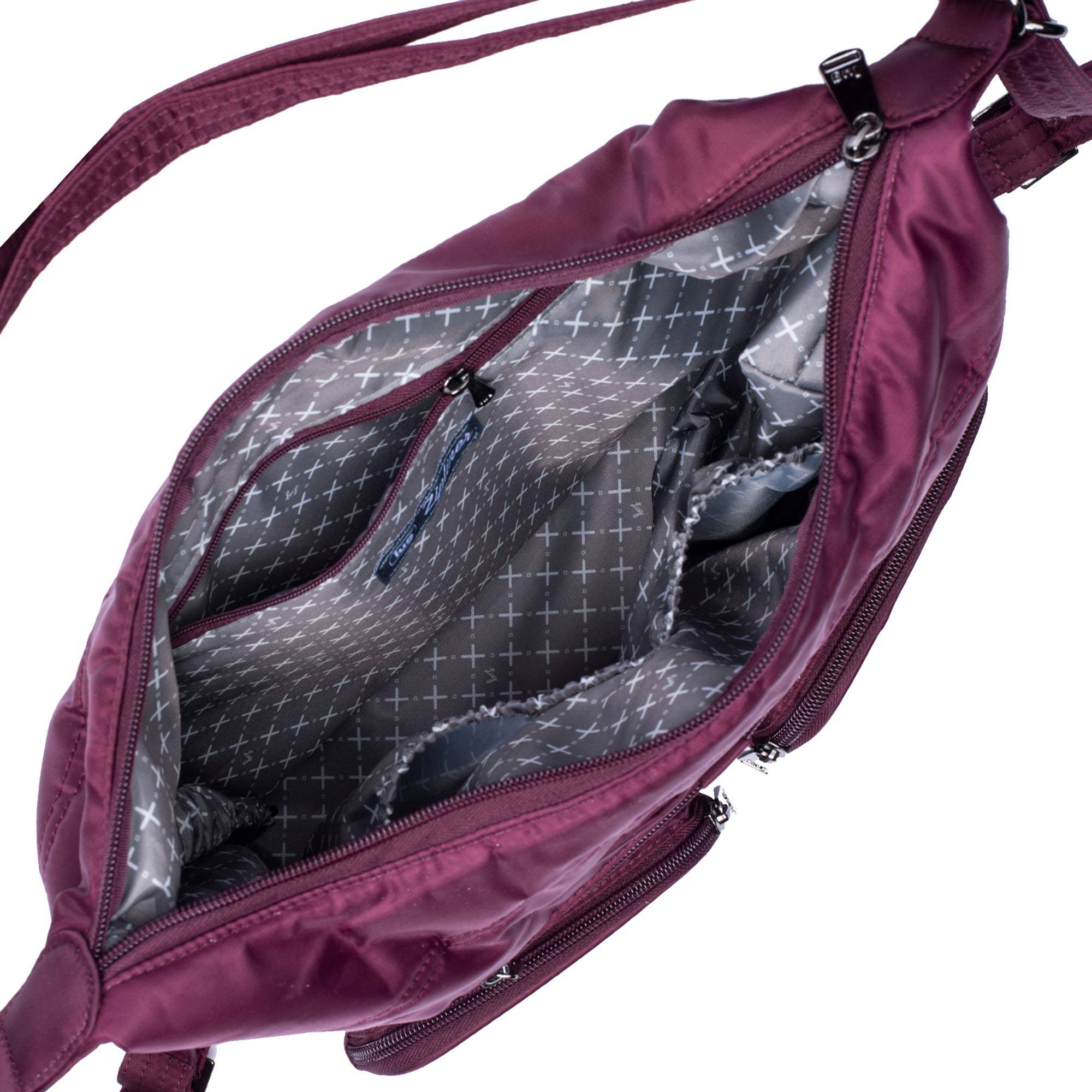 Zipliner Convertible Hobo Bag - WINE RED - Zipliner_WineRed_05_10682c95-94b2-4d77-95e7-28c5a7aa9ffd