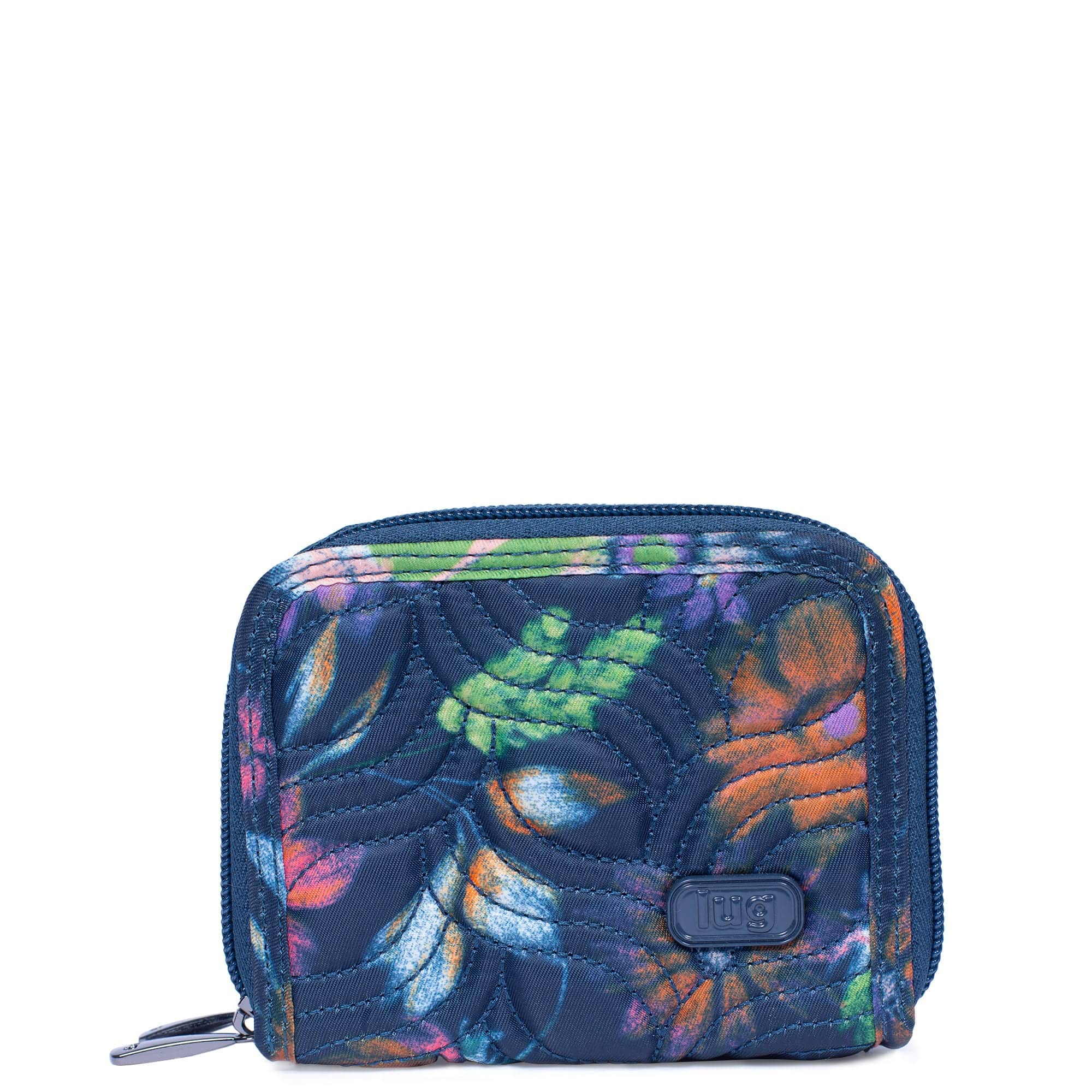 Splits Compact RFID Wallet - BLOOM NAVY - splits2_BloomNavy_01
