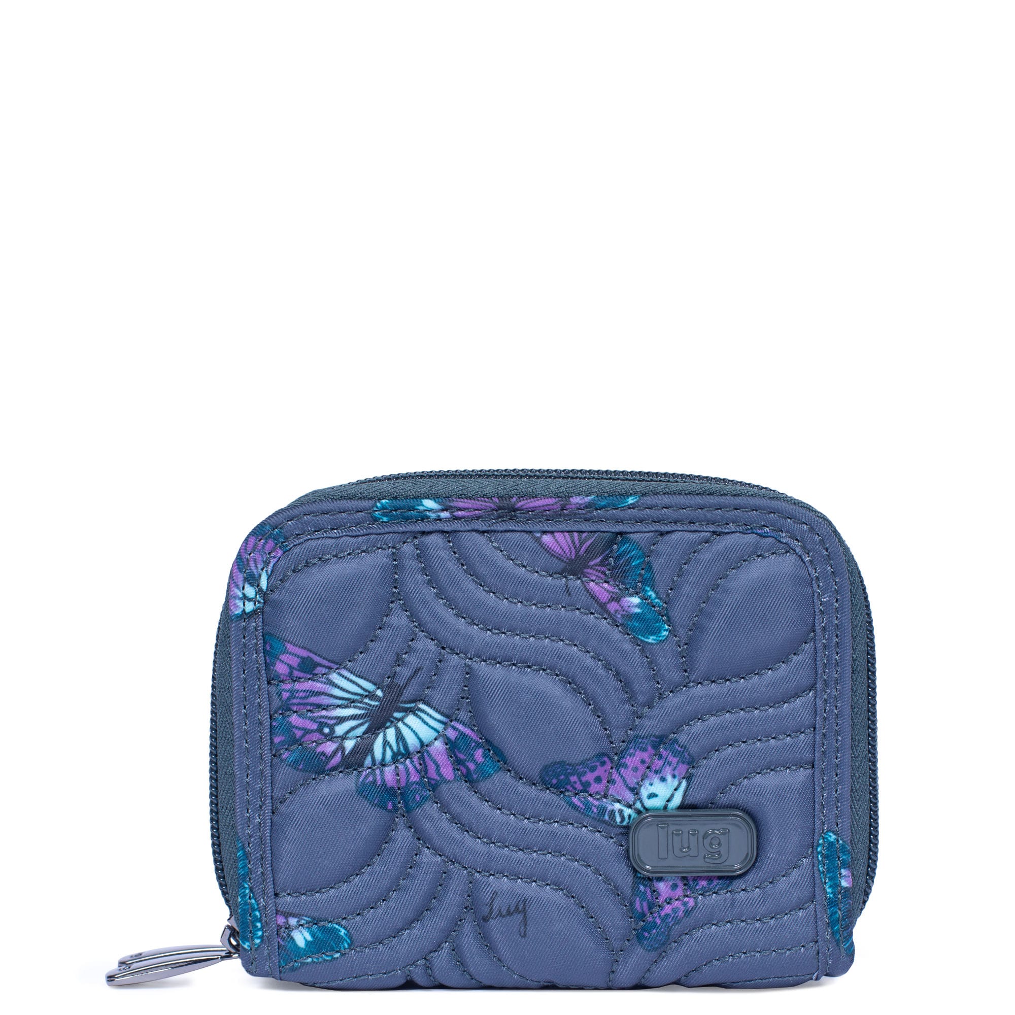 Splits Compact RFID Wallet - BUTTERFLY GREY - splits2_ButterflyGrey_01_737074e8-77ec-44c9-9df2-781fd022a8d6