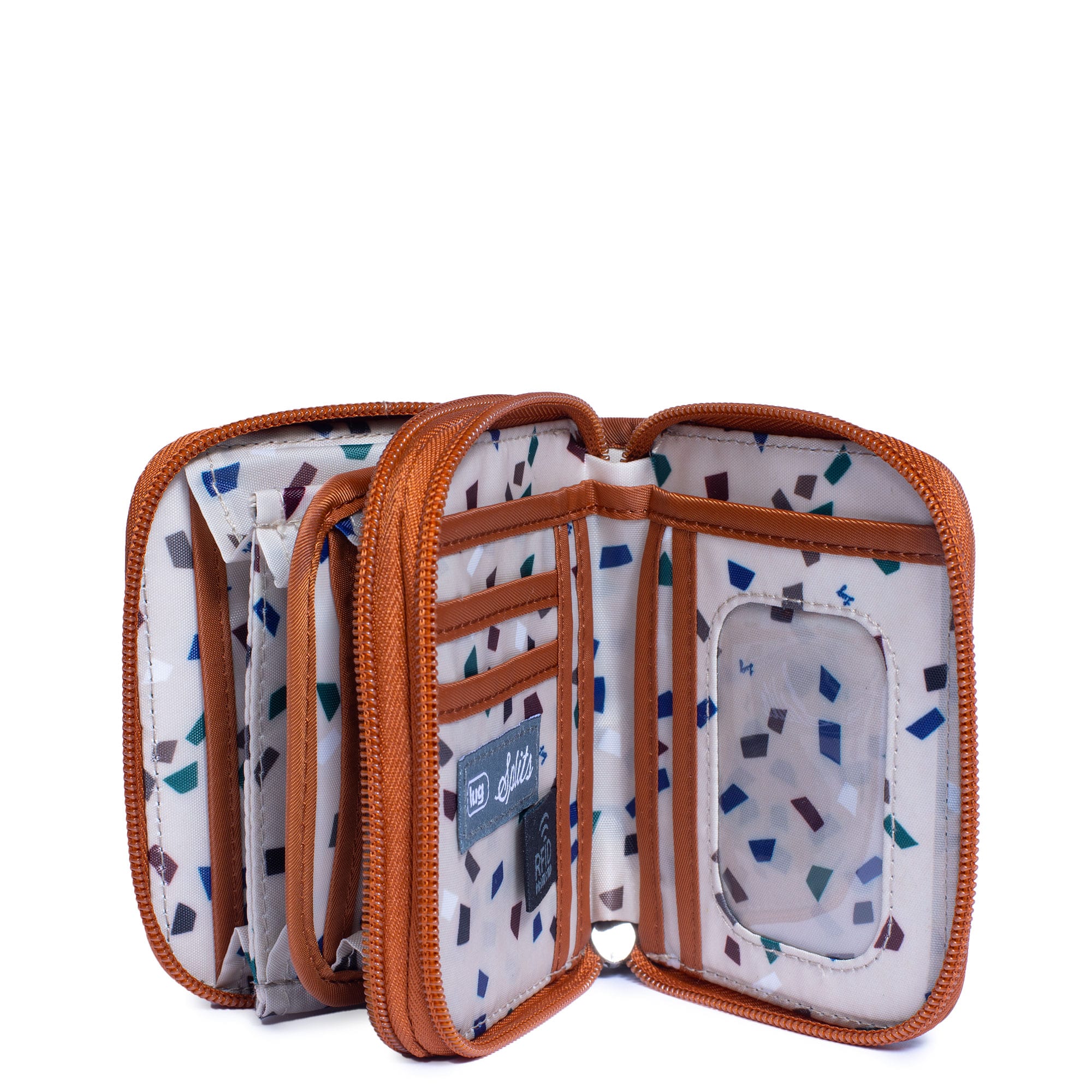 Splits Compact RFID Wallet - COPPER BROWN - splits2_CopperBrown_05
