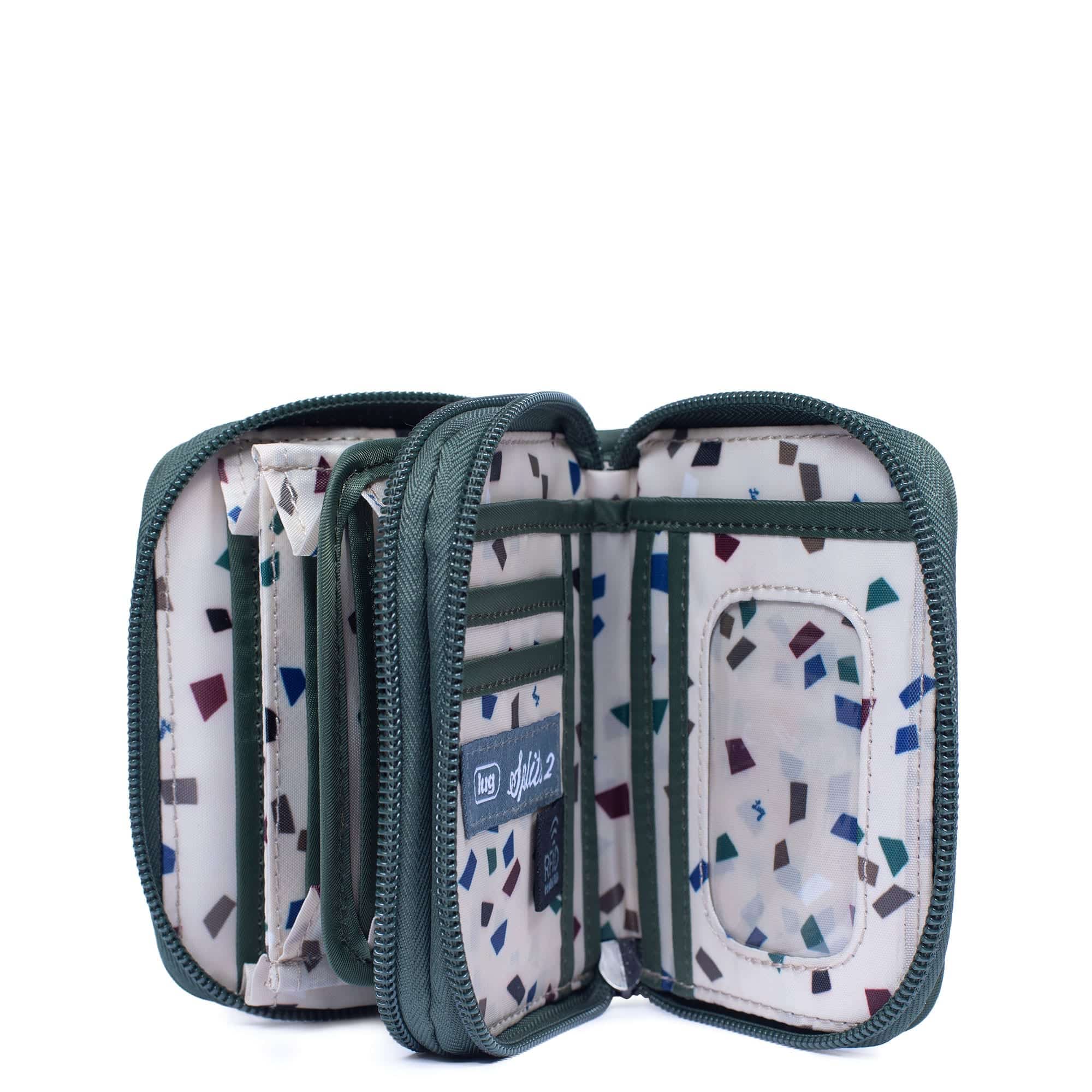 Splits Compact RFID Wallet - OLIVE GREEN - splits2_OliveGreen_05
