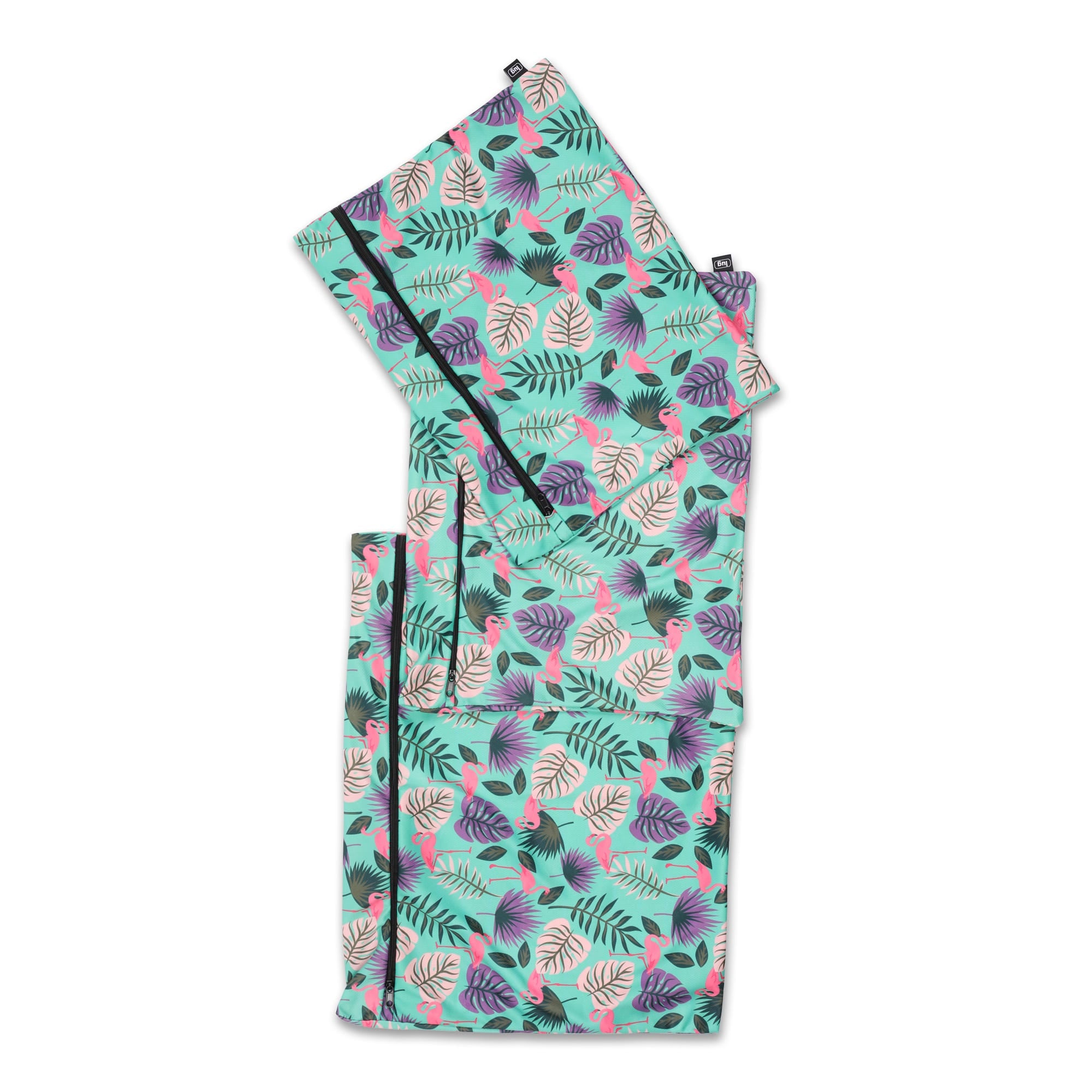 Tricycle 3pc Wash Bags - FLAMINGO MINT - tricycle-FlamingoMint57