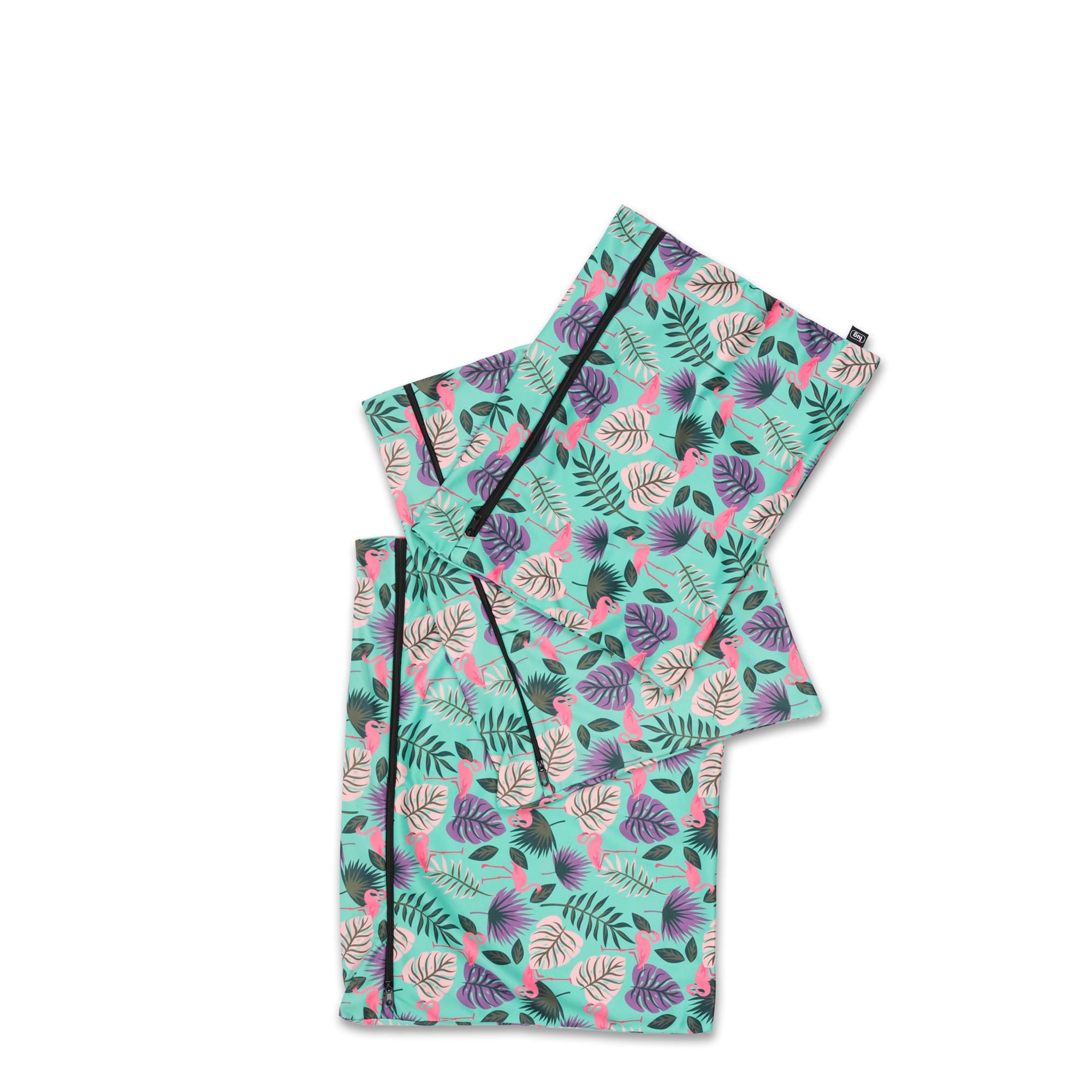 Tricycle 3pc Wash Bags - FLAMINGO MINT - tricycle-FlamingoMint99