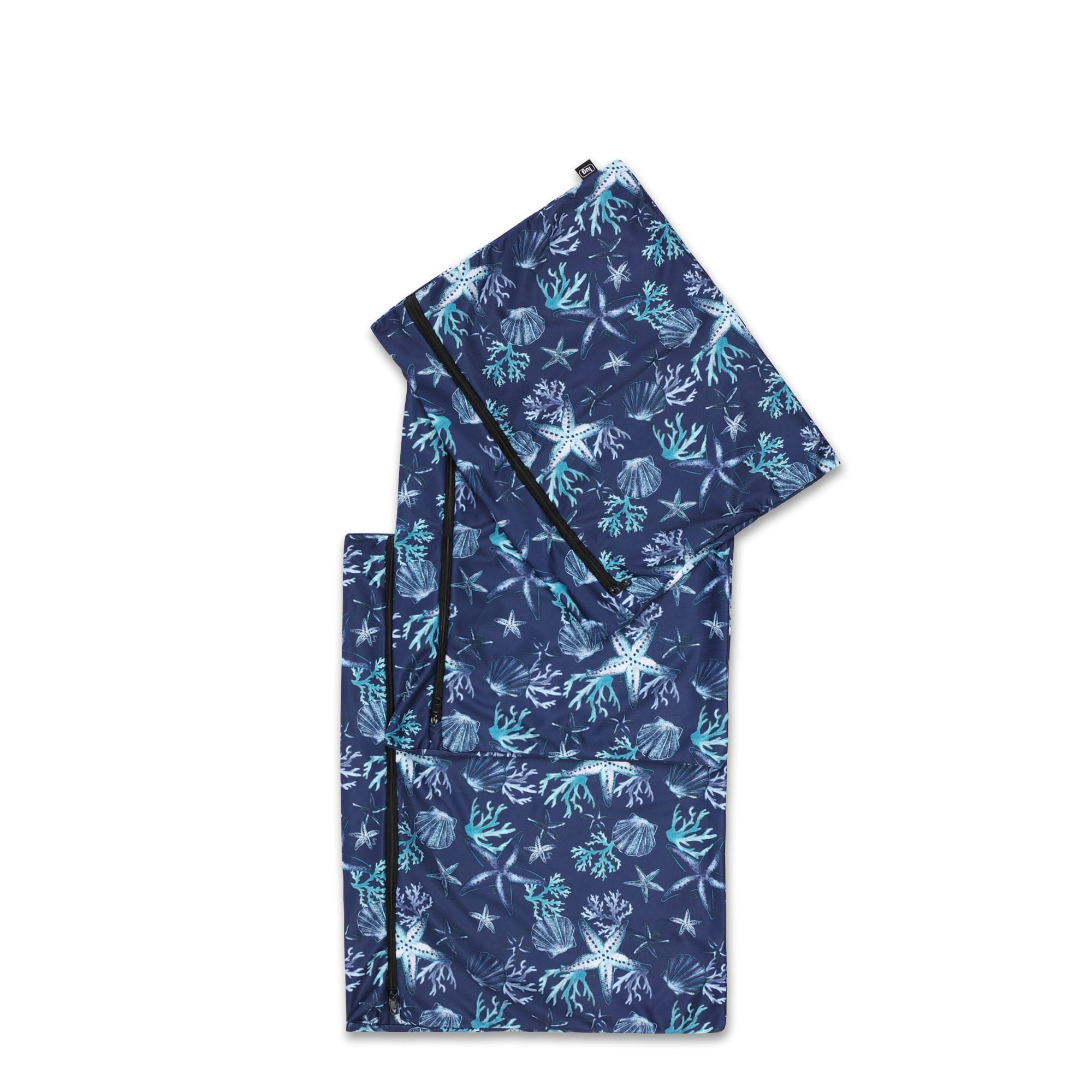 Tricycle 3pc Wash Bags - STARS AND SHELLS NAVY - tricycle-Stars_Shells157