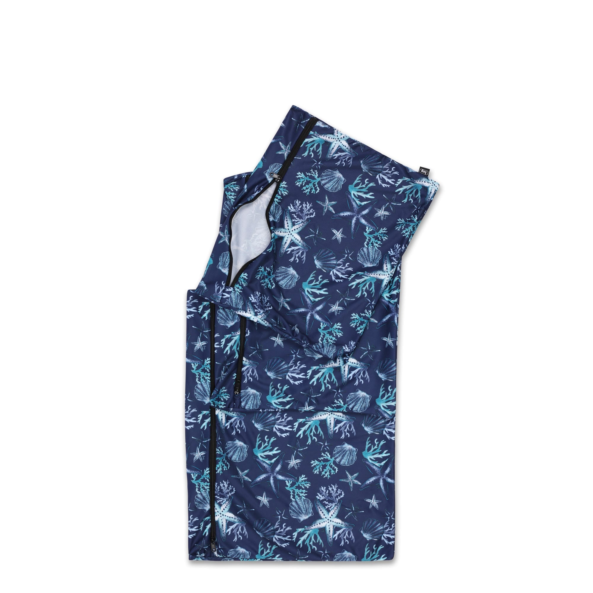 Tricycle 3pc Wash Bags - STARS AND SHELLS NAVY - tricycle-Stars_Shells159