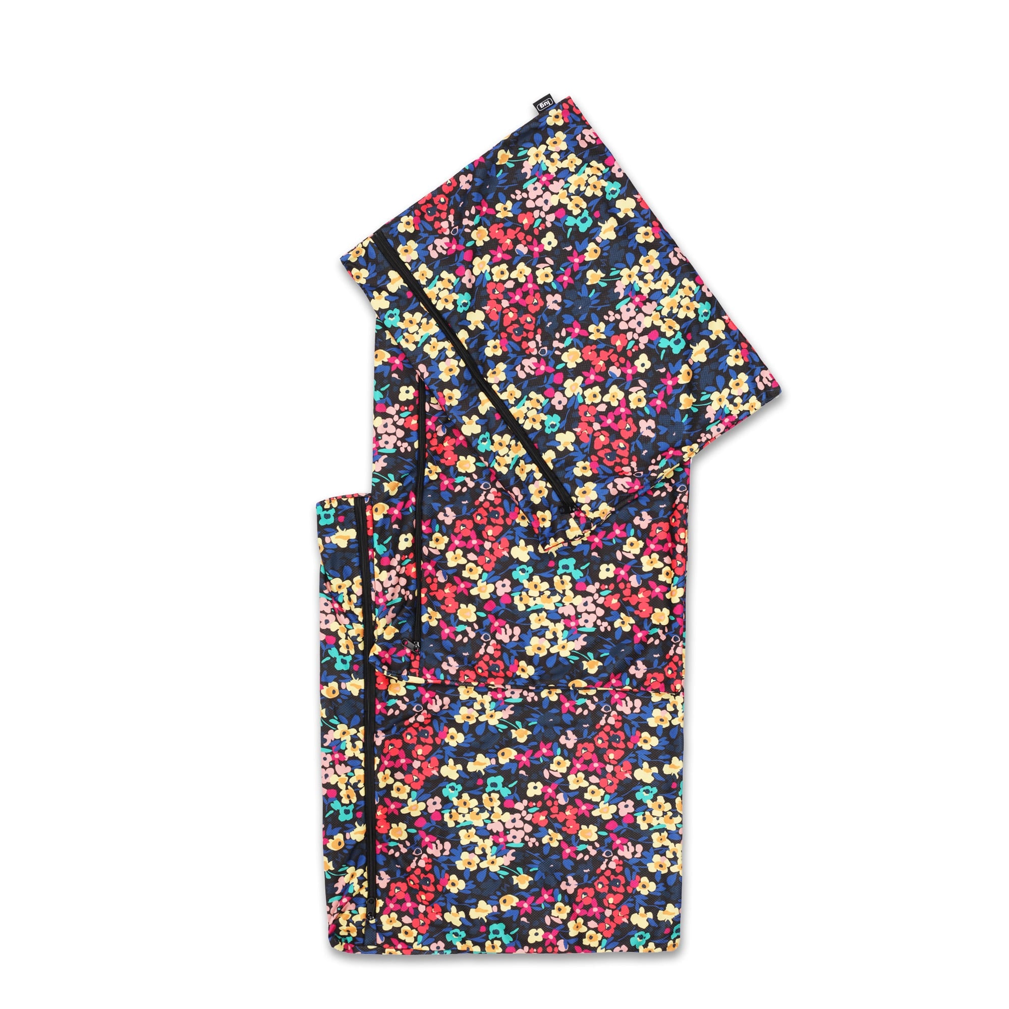 Tricycle 3pc Wash Bags - WILDFLOWER BLACK - tricycle-WildflowerBlack124